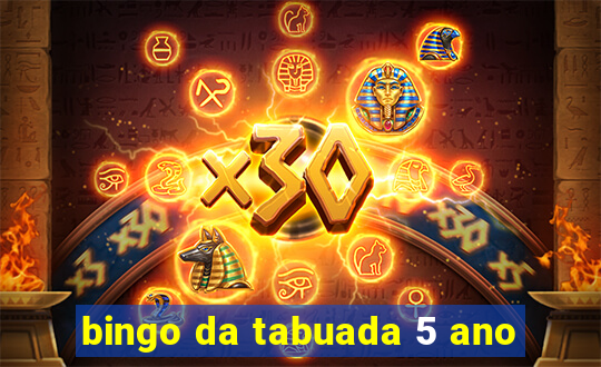 bingo da tabuada 5 ano